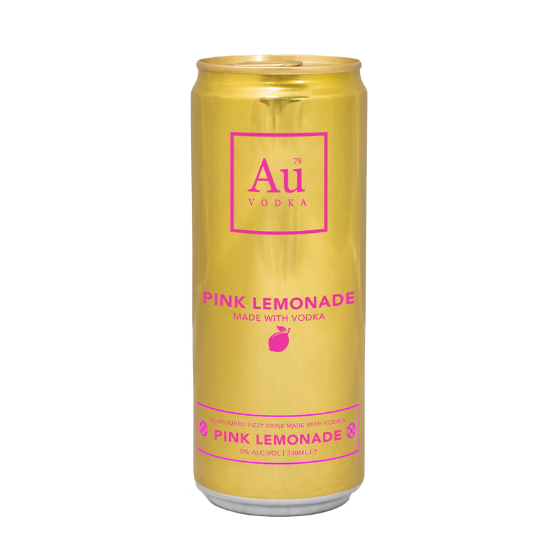 AU Vodka Pink Lemonade Premixed Cans, 330ml