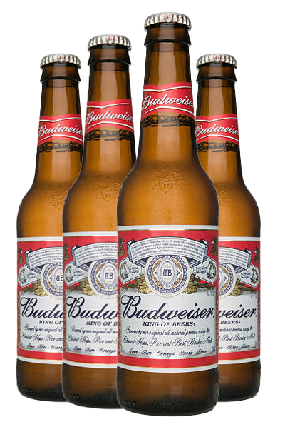 Budweiser Premium Lager, 330ml x 4