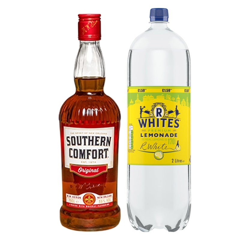 75cl Southern comfort & R Whites lemonade