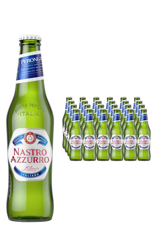 Peroni Nastro Azzurro Premium Lager, 330ml x 24