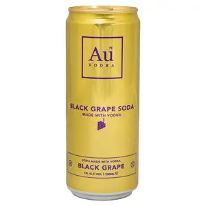 AU Vodka Black Grape Premixed Cans, 330ml