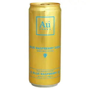 AU Vodka Blue Raspberry Premixed Cans, 330ml