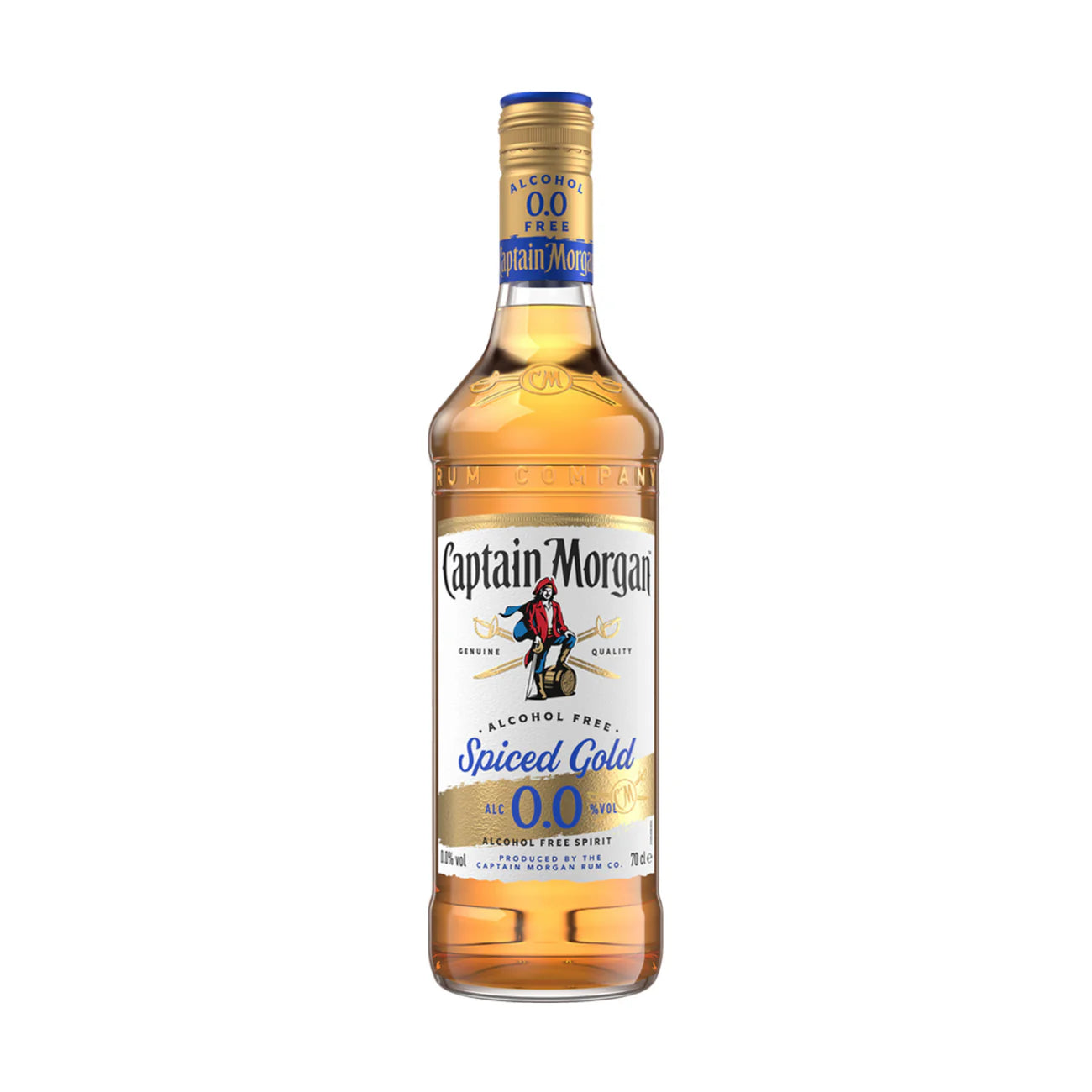 Captain Morgan Spiced Gold 0.0% Alcohol Free, 70cl