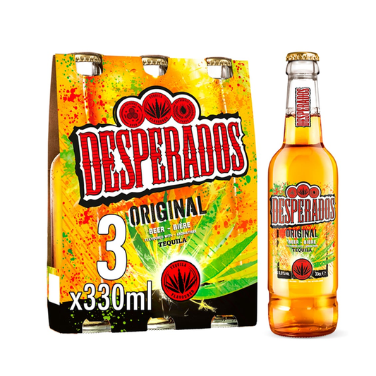 Desperado Premium Tequilla Lager, 330ml x 3