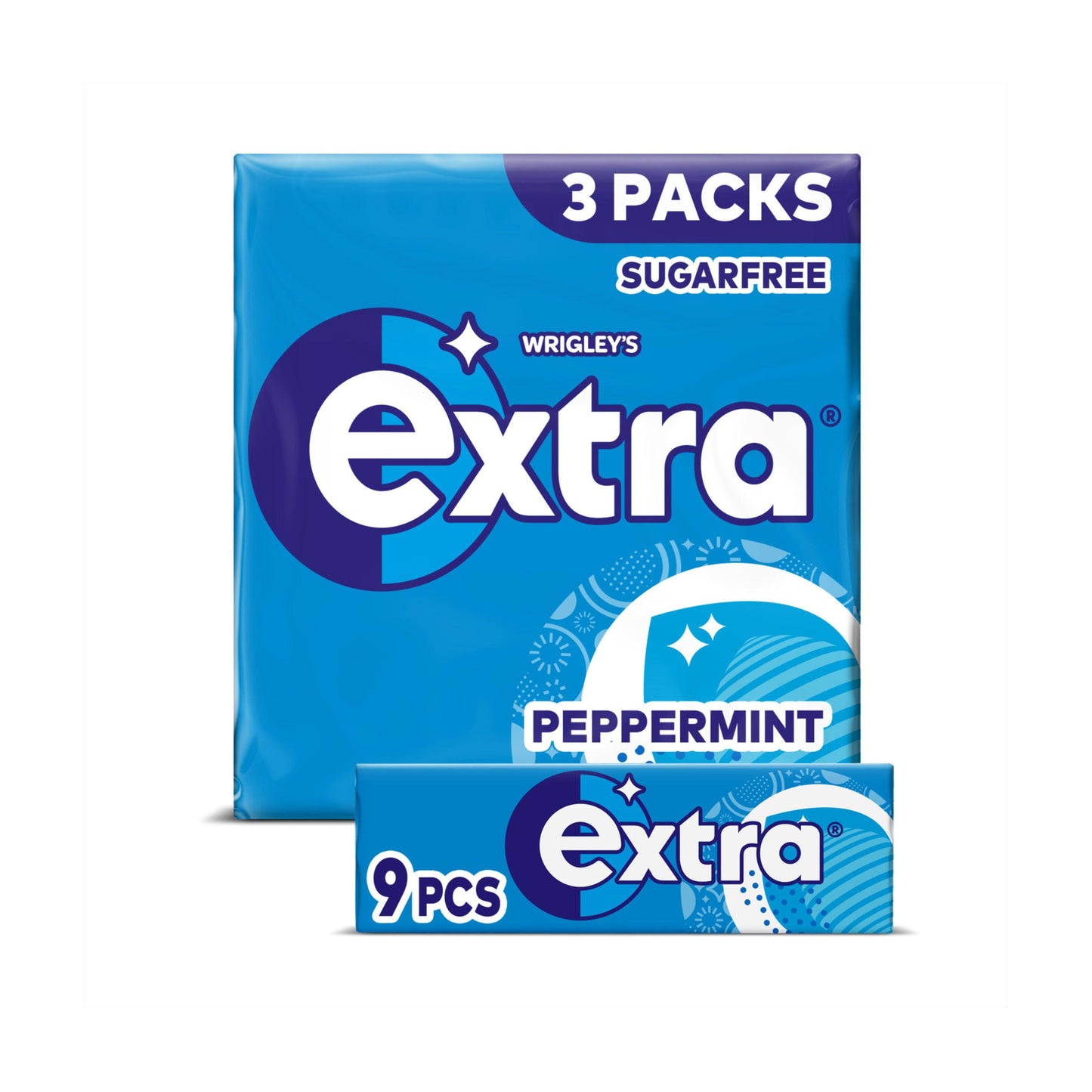 Extra Peppermint Flavour Sugarfree Chewing Gum