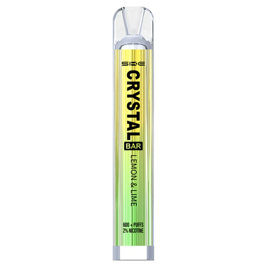 SKE Crystal Lemon and Lime SKE Crystal Bar 600 Disposable Vape