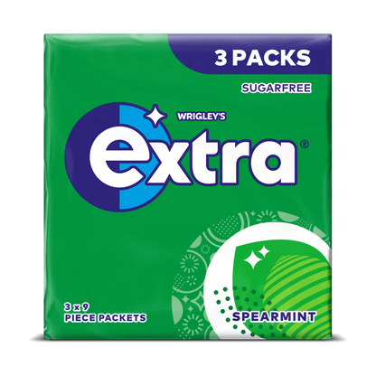 Extra Spearmint Flavour Sugarfree, Chewing Gum