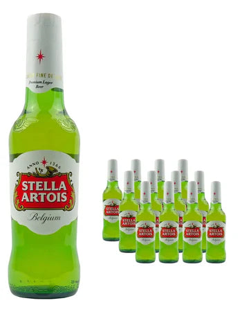 Stella Artois Premium Lager, 330ml x 12